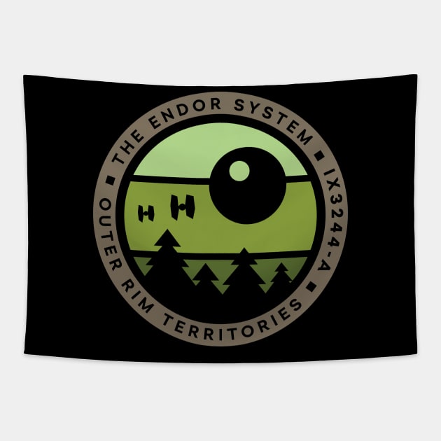 The Endor System Tapestry by SilverfireDesign