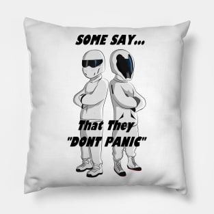 The stig and starman dont panic Pillow