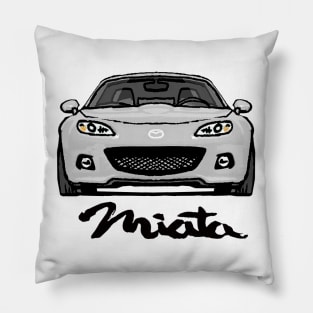 MX5 Miata NC3 White Pillow