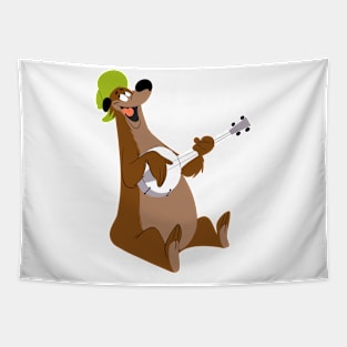 Banjo Bear Tapestry