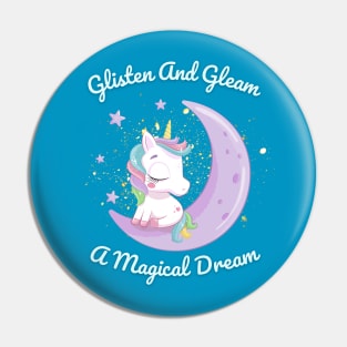 Whimsical Night: Glisten and Gleam- A Magical Dream Pin