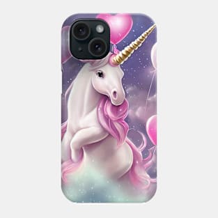 Birthday Girl Pink Fantasy Unicorn Phone Case