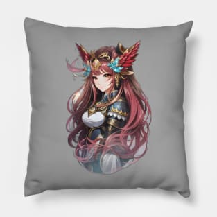 Deep Secrets of Cetus: Alluring AI Anime Character Art Pillow