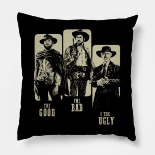 The Good, the Bad and the Ugly Pillow