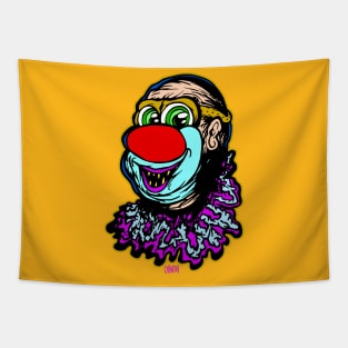 Fat Creepy Clown Tapestry