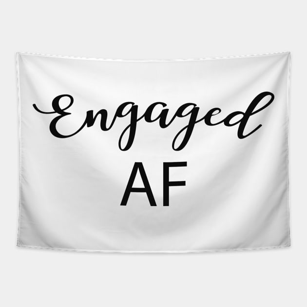 Engaged AF Tapestry by KC Happy Shop