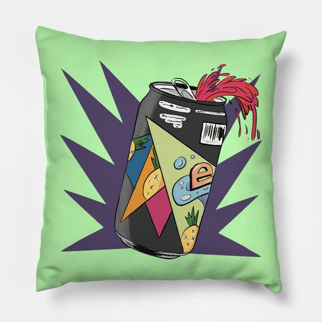 A Colorful Soda Can Pillow by EzekRenne