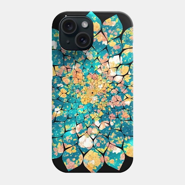 Spring Mandala Flower Art Phone Case by ArtMichalS
