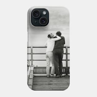 Romantic Couple on Beaumaris Pier, North Wales, UK Phone Case