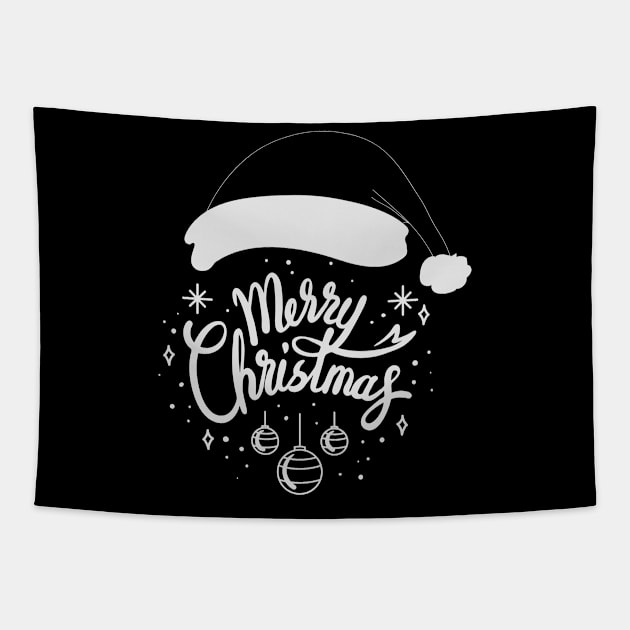 mery christmas Tapestry by Liking