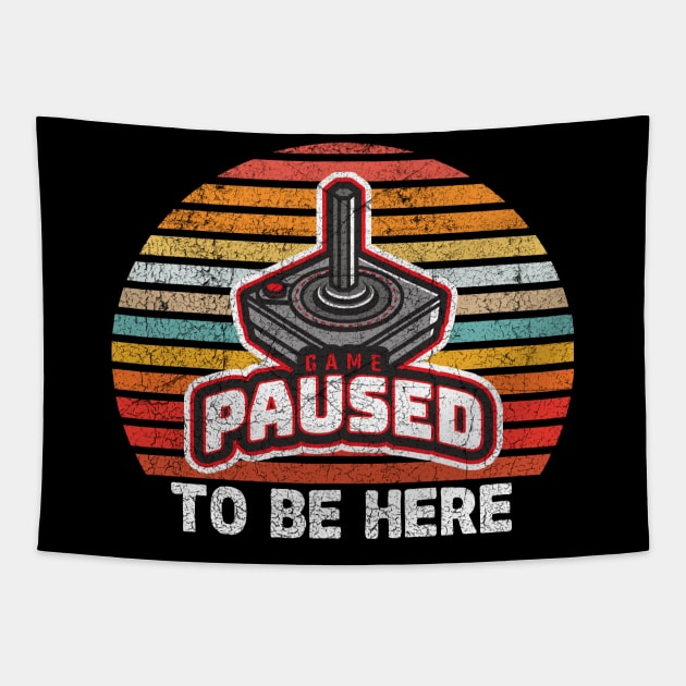 I Paused My Game To Be Here Tapestry by dcoxdesigns