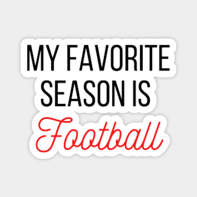 My favorite season is Football Magnet by gabiworld