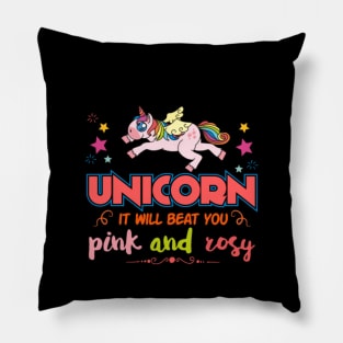 funny unicorn t-shirt or sweater- Pillow