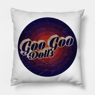 GOO GOO DOLLS - VINTAGE BLURN CIRCLE Pillow