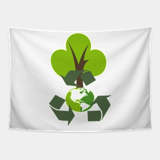 Environmental Friendly Green Eco Recycle Reuse Tapestry