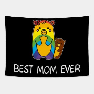 LGBT Mama Bear T-Shirt - Best Mom Ever Tapestry