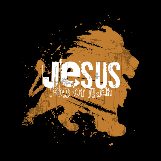 Jesus the Lion of Judah - Gold by Inspired Saints