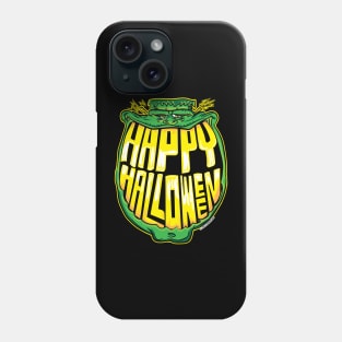 Happy Halloween Frankenstein Grin in his Grill Phone Case