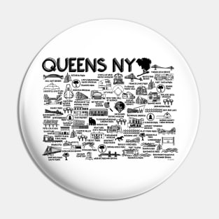 Queens NY Map Pin