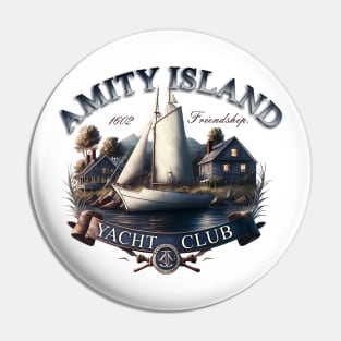 Amity Island Yacht Club Pin