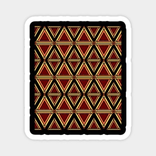 Geometric triangle Seamless Pattern Magnet