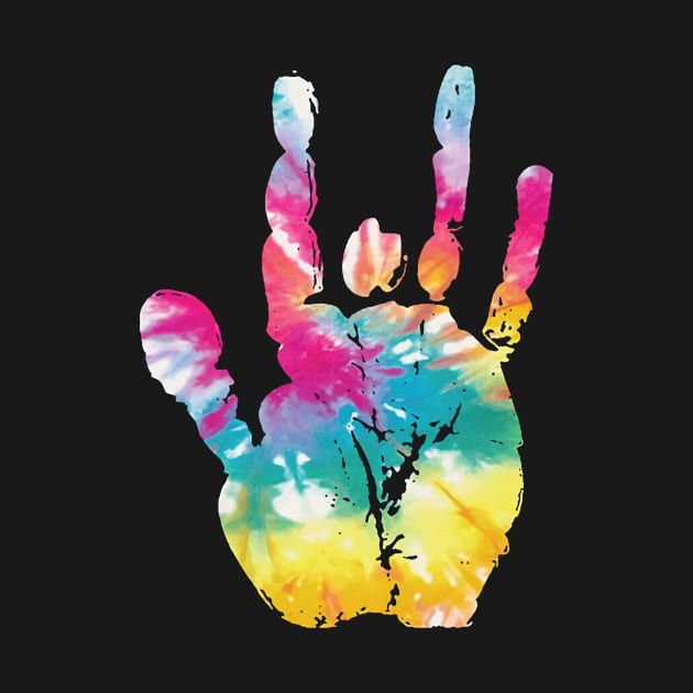 Tie Dye Jerry Hand by vouch wiry