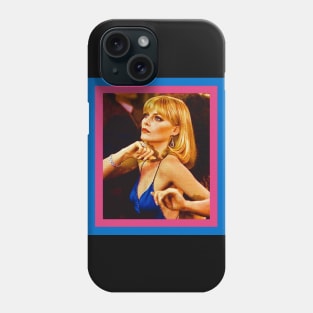 Scar Face Elvira retro comic design Phone Case