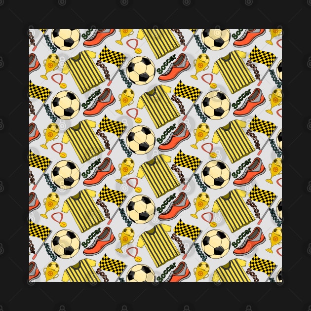 Soccer Pattern by Designoholic