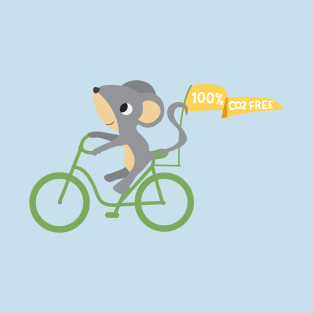 Mouse riding a bike T-Shirt