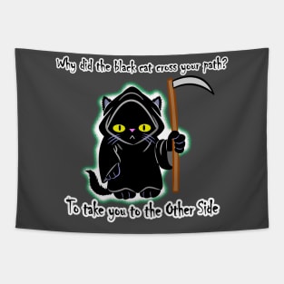 Grim Kitty Tapestry