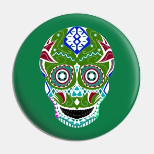 hulk lucha skull mask ecopop Pin