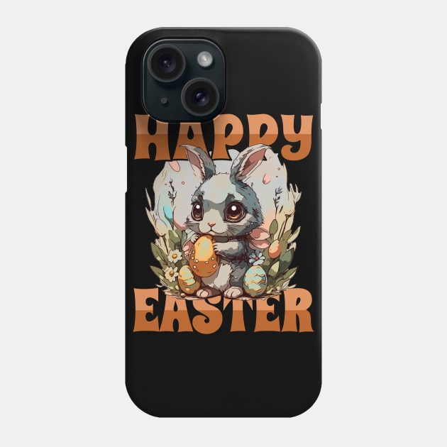 Happy Easter Bunny Phone Case by Tezatoons