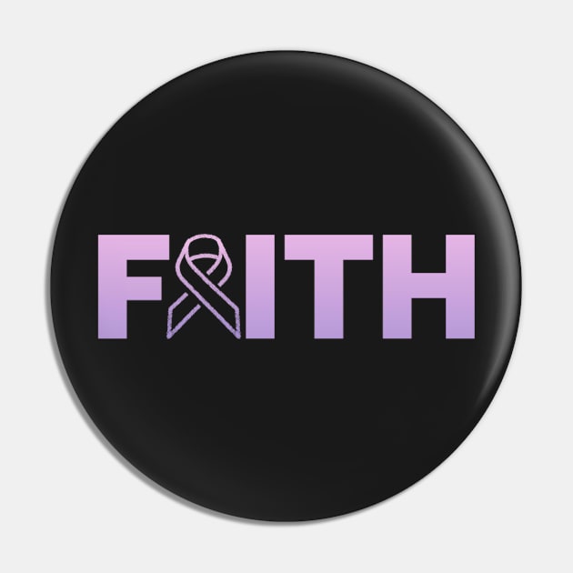 Faith Crohn’s and Colitis Awareness Merchandise Pin by CaitlynConnor