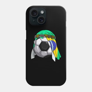 Brazil Soccer 2022 Arab Keffiyeh for Brazil Football Fans Phone Case