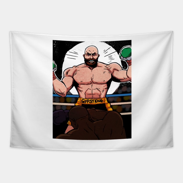 TYSON FURY Tapestry by Defsnotadumb