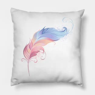 Elegant Powder Feather Pillow
