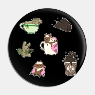 Beverage Bunnies Pin