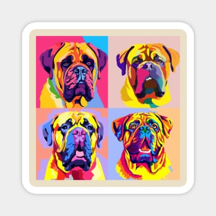 Bullmastiff Pop Art - Dog Lover Gifts Magnet