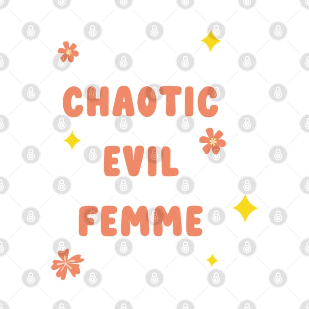 chaotic evil femme by goblinbabe