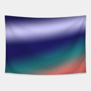 blue white orange texture art Tapestry