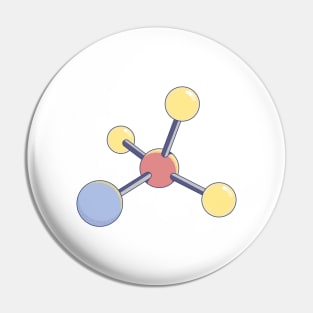 Abstract molecule element Pin