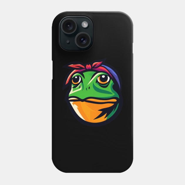 Hip Hop / Rap Frog in Phone Case by Shawn's Domain