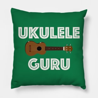 Ukulele Guru King of the Beach Hawaiian Acoustic Uke Pillow