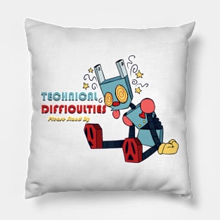 Technical Difficulties Pillow