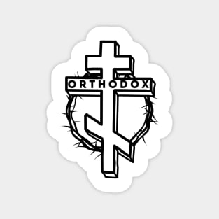 Orthodox Christian Cross Magnet