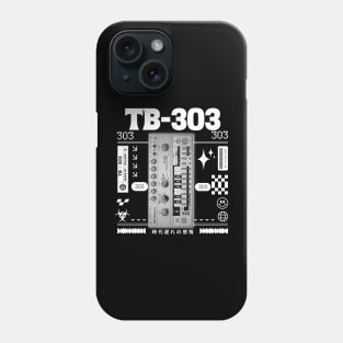 TB 303 - The Acid box (White) Phone Case