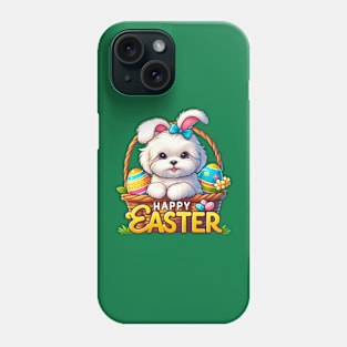 Maltipoo Easter Bunny Phone Case