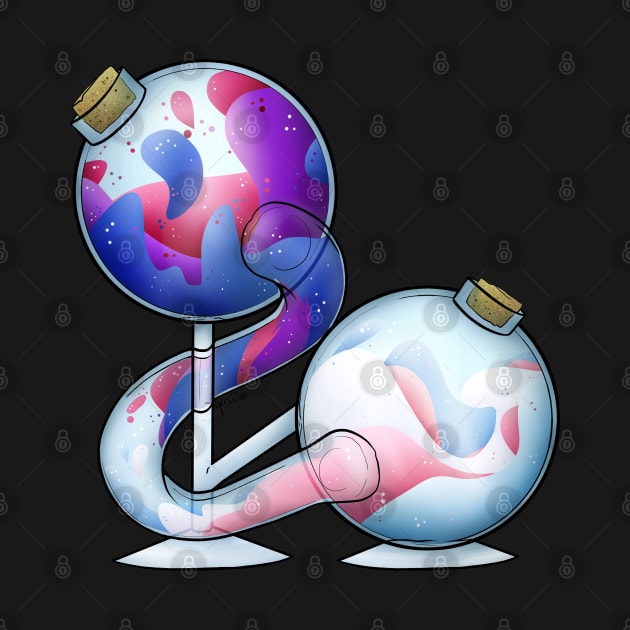 Bisexual And Transgender Pride Potion by Qur0w