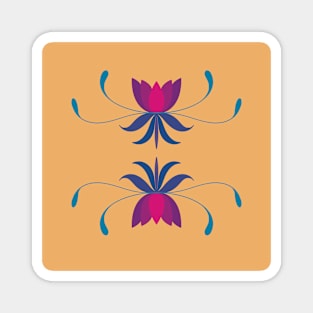 Lotus pattern Magnet