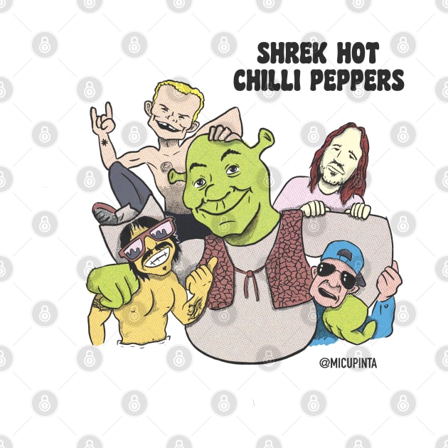 Shrek hot chilli peppers by Micupinta